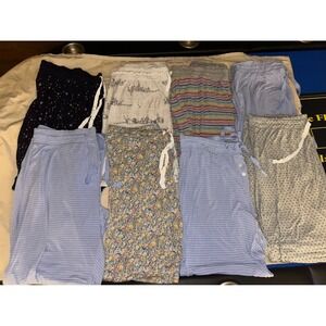 Love by Gap Body Pajama Lounge Pants Lot of 8 Size XL Multicolor Drawstrings